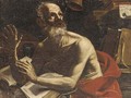 Saint Jerome in his study - (after) Jusepe De Ribera