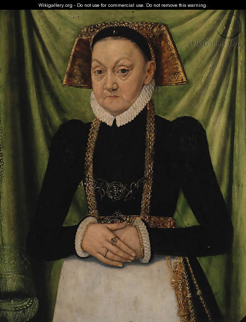 Portrait of a Lady - (after) Ludger Tom The Younger Ring