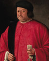 Portrait of a Venetian dignitary - (after) Lorenzo Lotto