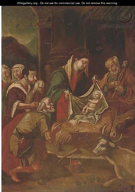 The Adoration of the Shepherds - (after) Jacopo Bassano (Jacopo Da Ponte