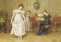 The dancing lesson - George Goodwin Kilburne