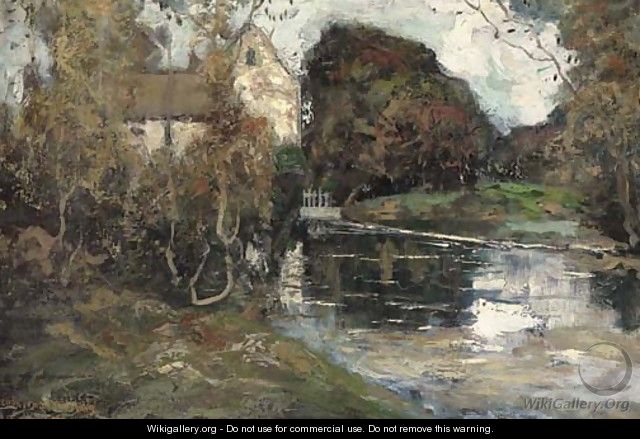 The mill pond - George Grosvenor Thomas