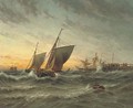 Running out of harbour on the tide - George Gregory