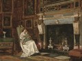 By the fireside - George Goodwin Kilburne