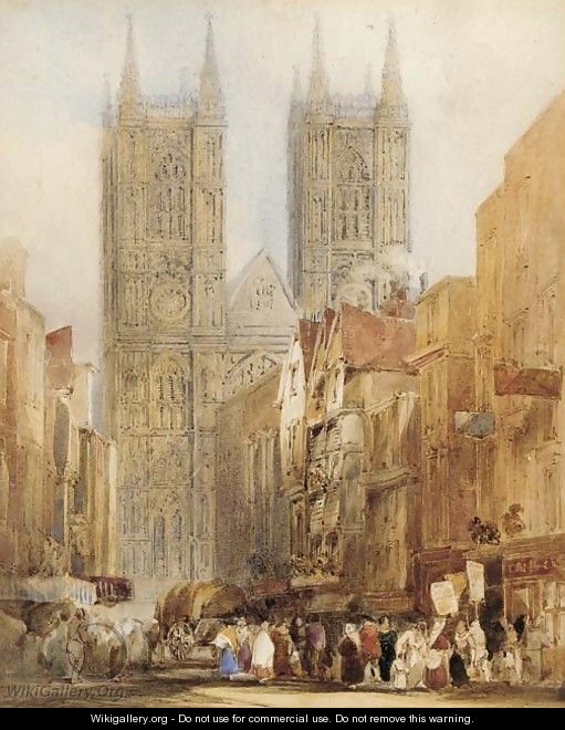 Westminster Abbey from Tothill street - George Howse