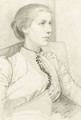 Portrait of Nellie Lindsay, half-length - George Howard