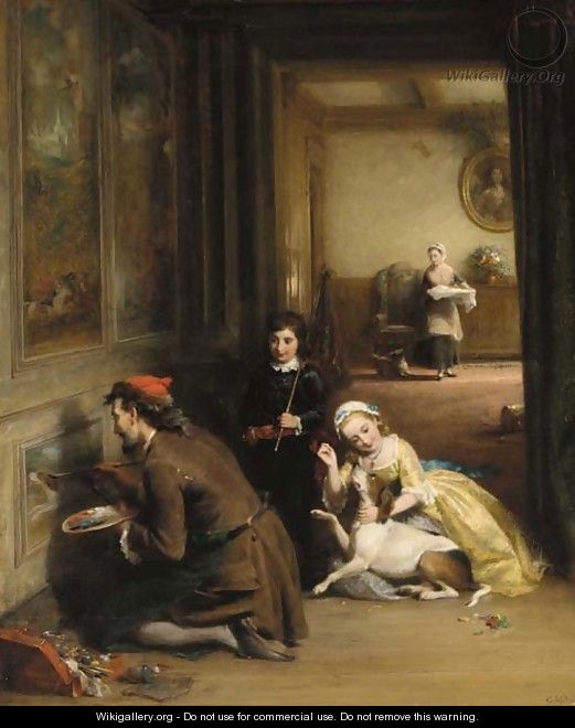 The excited sitter - George Bernard O