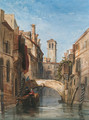 A view of a canal in Venice, Italy - George Arthur Fripp