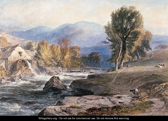 The Old Mill, North Wales - George Arthur Fripp