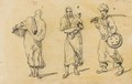 Studies of oriental peasants - George Chinnery