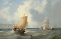 Shipping Off The South Coast - George Chambers