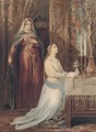 Queen Eleanor and fair Rosamond - George Cattermole