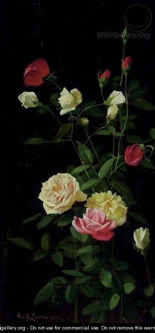 Still Life with Roses - George Cochran Lambdin