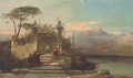 The Convent Garden at Palla, Lake Orta, Piedmont - George Edwards Hering