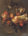 Roses, tulips, violets, poppies and other flowers - Gaspar Thielens