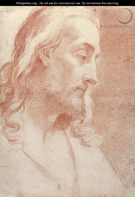 The head of Christ in profile to the right - Gaetano Gandolfi
