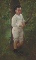 A young sailor in the woods - Gaston Ollivier