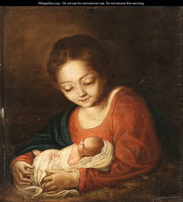 The Madonna and Child - Genoese School