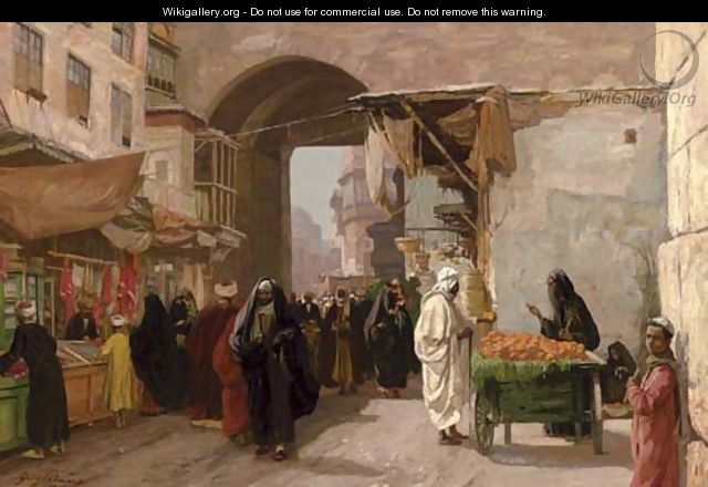 The Orange Seller, Outside Bab Zuwayla, Cairo - Georg Macco