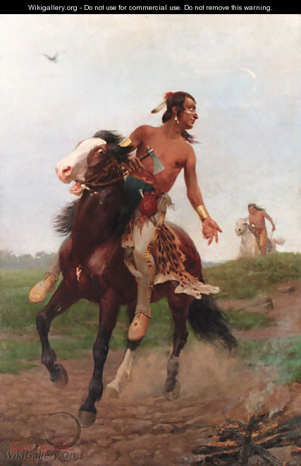 The Indian Braves - Georg Heinrich Kuhrner