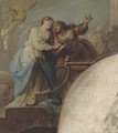 The Visitation Study for a pendentive - French School