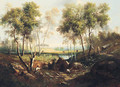 Woodcutters in a Landscape - French School