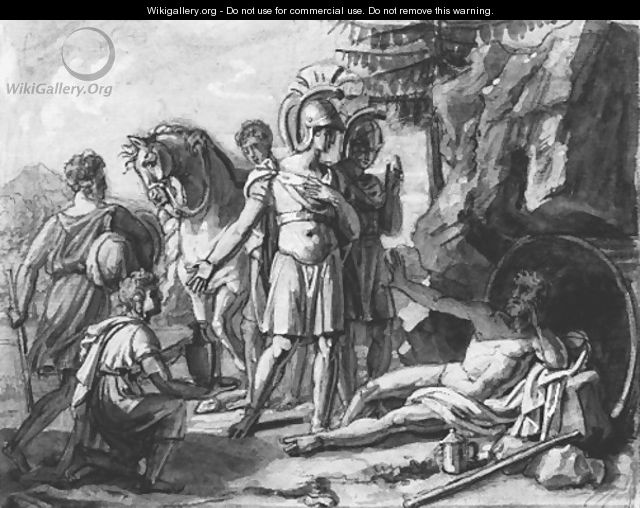Alexander and Diogenes - French School