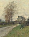 A winter's afternoon - French School