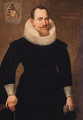 Portrait of a gentleman, aged 44, formerly thought to be Sir Hugh Myddelton (1560-1631) - Frisian School