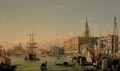 The Doge's Palace and the Bacino di San Marco, Venice - Friedrich Nerly