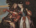 An allegory of love - French School