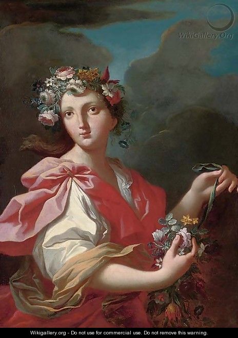 A personification of Spring - French School