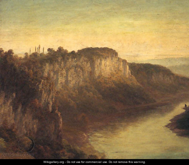 An extensive River Landscape - French School