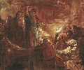 The Raising of Lazarus - French School