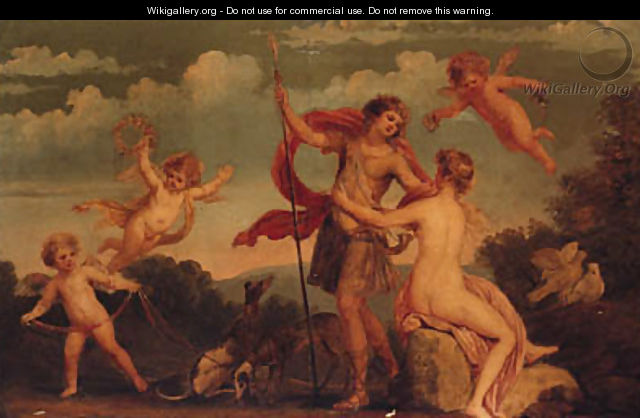 Venus and Adonis - French School
