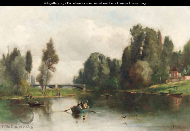 Boating Scene - Frederick Dickinson Williams