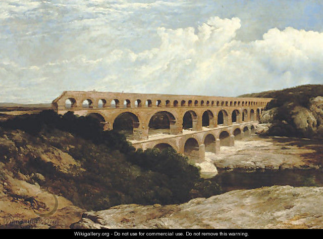 Le Pont du Gard - Frederick Richard Lee