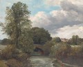 A trout stream - Frederick Richard Lee