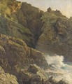 Rocky Cliffs - Frederick Judd Waugh