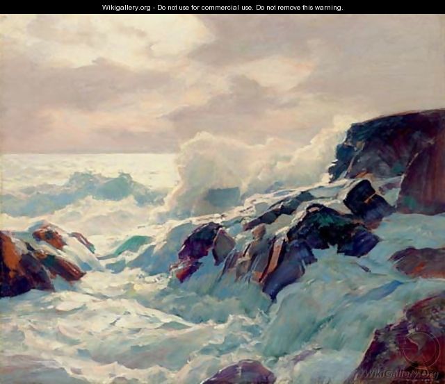 Pounding Surf - Frederick Judd Waugh