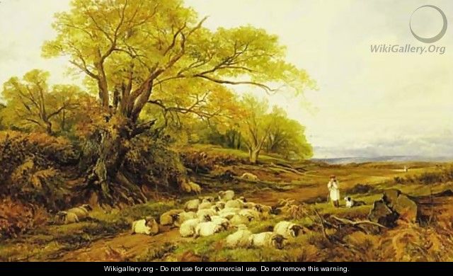 Resting by the old oak - Frederick William Hulme