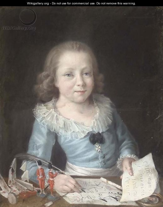 The young aristocrat - French School