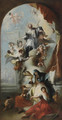 The Glorification of Saint John Nepomuk a modello for an altarpiece - Franz Anton Maulbertsch