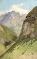 View of Gut mountain, The Caucasus - Franz Roubaud