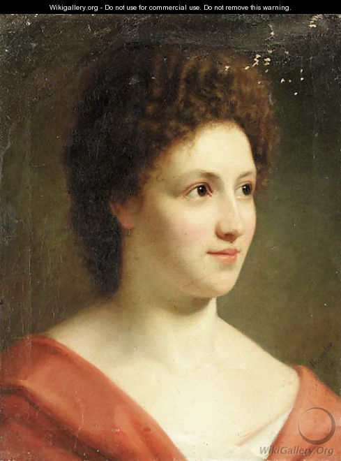 Portrait of a lady - Franz Rumpler