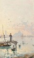 Dawn on the Lagoon, Venice - Franz Richard Unterberger