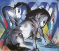 Zwei Pferde - Franz Marc