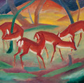 Rote Rehe I - Franz Marc