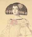 Portrait of Mary, the artist's daughter - Franz von Stuck