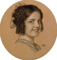 Mary, the artist's daughter - Franz von Stuck